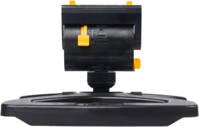 Melnor MiniMax Turbo Oscillator Sprinkler - 4000 Sq Ft Coverage + Quick Connect Kit - Black/Yellow - Image 4