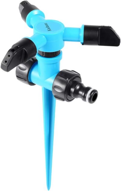 360? Rotating Lawn Sprinkler - Adjustable Garden Watering System - Large Area Coverage - Image 2