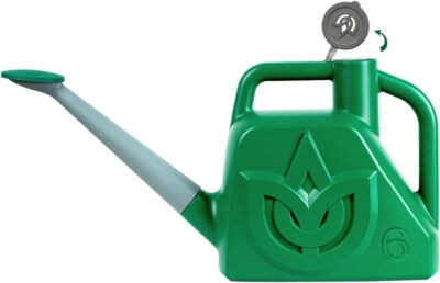 XXXFLOWER 1.5 Gallon Watering Can - Lightweight Green Water Can with Detachable Nozzle for Indoor & Outdoor Plants