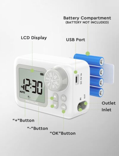 2025 Upgraded Automatic Drip Irrigation Kit - Indoor Plant Watering System with Digital Timer - Supports 15 Plants - Image 5