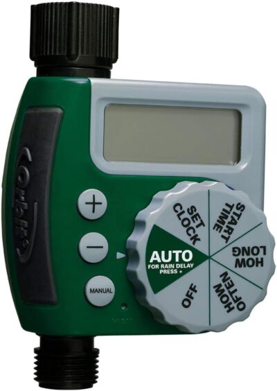 Orbit 62061N Single Outlet Hose Watering Timer - Green | Automatic Sprinkler Timer