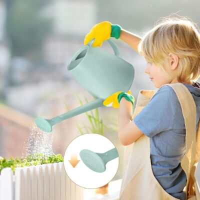 Long Spout Watering Can Indoor Outdoor Plants - 1/2 Gallon Plastic - House Garden Flower Watering - Image 5