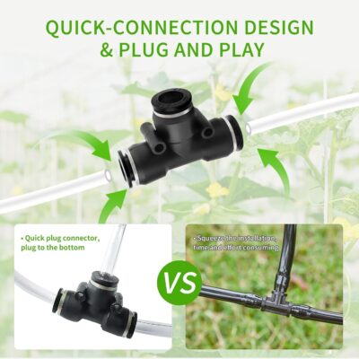 Automatic Plant Watering System - Self Drip Irrigation Kit for 20 Plants - Indoor Programmable Timer - Image 5