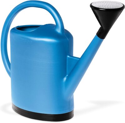 French Blue Watering Can 3 Gallon - Indoor Outdoor Plant Waterer with Rose Sprinkler - Image 5