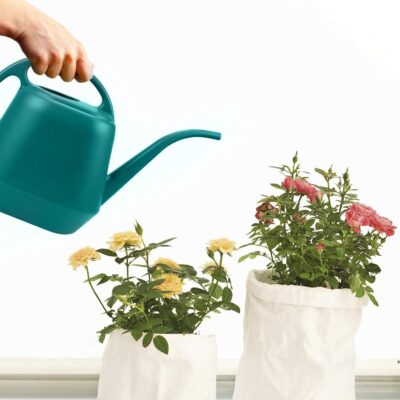 Fasmov 1-Gallon Green Plastic Watering Can - Durable Garden Water Can for Indoor & Outdoor Plants - Image 5