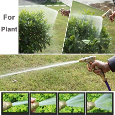 FANHAO Heavy Duty Garden Hose Nozzle - 4 Spray Modes, High Pressure Metal Sprayer for Car Wash, Lawn & Pet Watering - Image 5