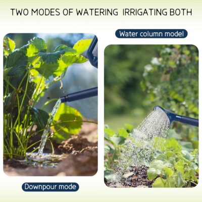 Indoor Plant Watering Can Long Spout 90oz - Stainless Steel Head - Small Flower Watering Pot 2.8L - Image 5