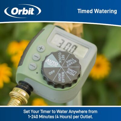 Orbit 62056 Single-Dial Hose Faucet Timer - Easy-to-Use Water Timer for Garden & Lawn - Image 5