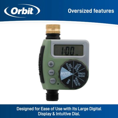 Orbit 62056 Single-Dial Hose Faucet Timer - Easy-to-Use Water Timer for Garden & Lawn - Image 3