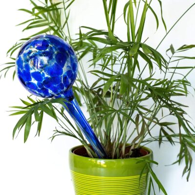 Large Plant Watering Globes - Self Watering Bulbs for Indoor & Outdoor Plants + Moisture Meter - Cotswold Homeware - Image 4