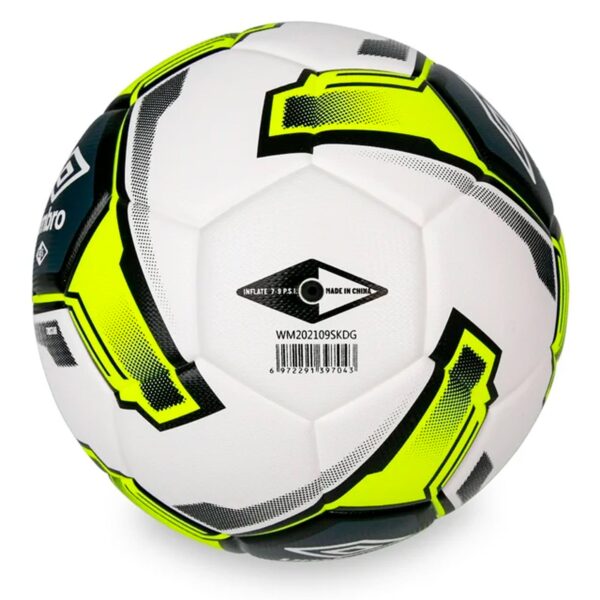 Umbro Tristar Size 4 Youth and Beginner Soccer Ball, White_Black_Yellow - Image 2