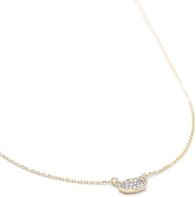 Kendra Scott White Diamond Marisa Pendant Necklace in 14k Gold, Fine Jewelry for Women