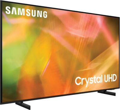 SAMSUNG 85-Inch Class Crystal 4K UHD AU8000 Series HDR, 3 HDMI Ports, Motion Xcelerator, Tap View, PC on TV, Q Symphony, Smart TV with Alexa Built-In (UN85AU8000FXZA, 2021 Model)