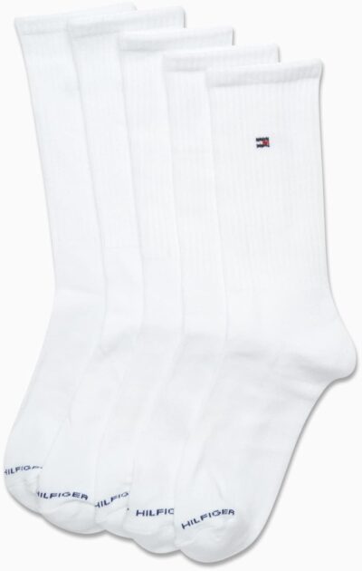 Tommy Hilfiger Men's Athletic Socks - Cushioned Crew Socks (5 Pack) - Image 4