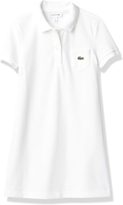 Lacoste Girls' Cotton Polo Dress