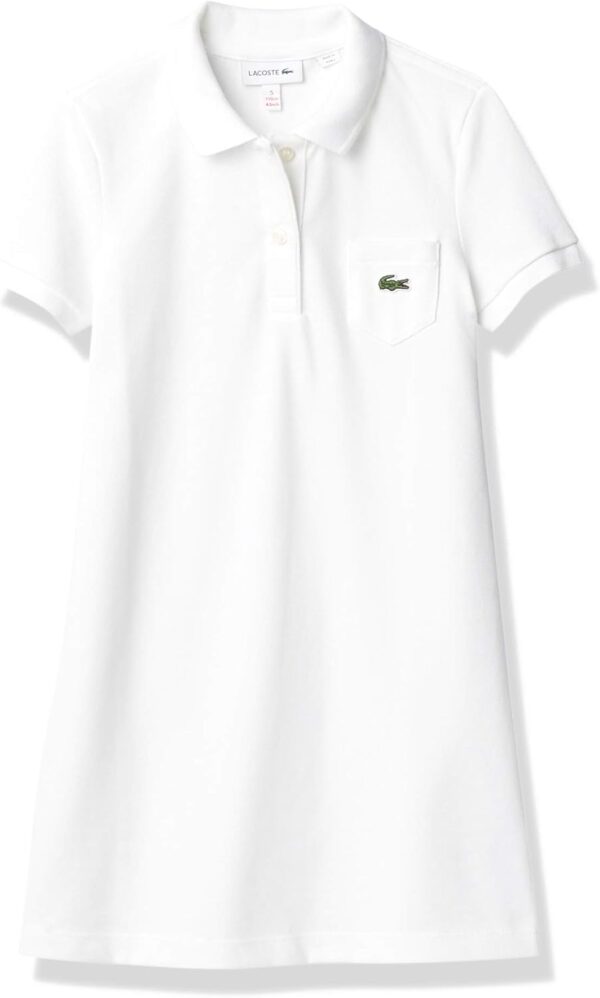 Lacoste Girls' Cotton Polo Dress