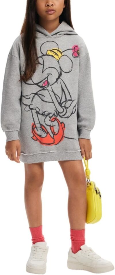 Desigual Girls' Long Sleeve Knit Dress - Fun & Stylish Kids' Clothes