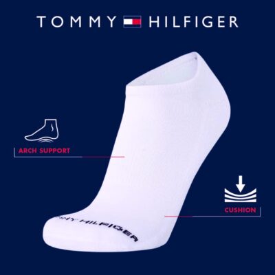 Tommy Hilfiger Men's Athletic Socks - Cushion No Show Socks (12 Pack) - Image 3