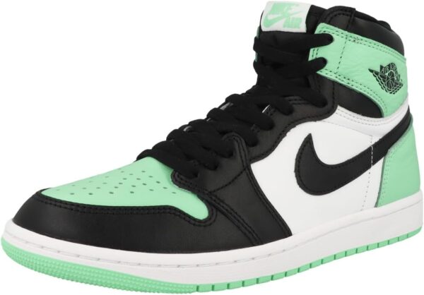 Nike Air Jordan 1 Retro High OG Men's Shoes White/Black-Green Glow DZ5485 130 - Image 4