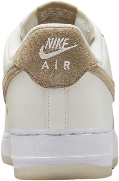 Nike Air Force 1 '07 LV8 Men's Shoes (FN5832-101, Sail/Coconut Milk/White/Khaki) - Image 4