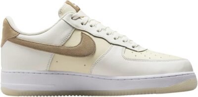 Nike Air Force 1 '07 LV8 Men's Shoes (FN5832-101, Sail/Coconut Milk/White/Khaki) - Image 2