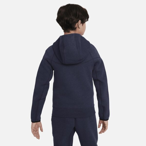 Nike Boy's NSW Tech Fleece Full Zip Hoodie (Little Kids/Big Kids) - Image 2