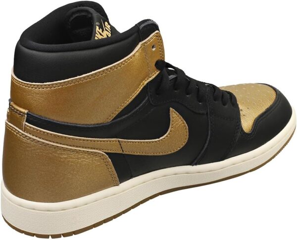 Air Jordan 1 Retro High OG Yellow Ochre (DZ5485-071, Black/Sail/Metallic Gold) - Image 2