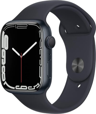 Renewed Apple Watch Series 7 (GPS, 45mm) Midnight Aluminum - Midnight Sport Band - Premium Condition