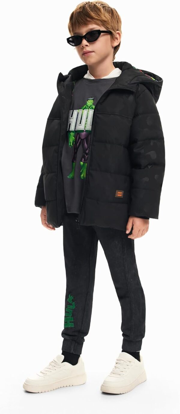 Desigual Boy Woven Padded Short Overcoat - Image 4