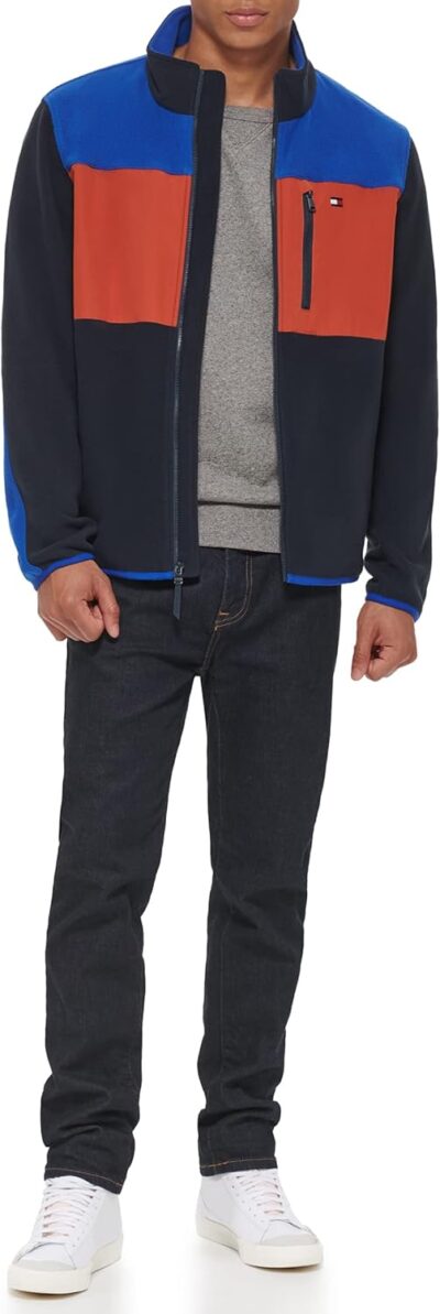 Tommy Hilfiger Men's Polar Fleece Zip Front Jacket - Image 2