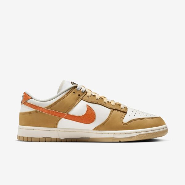 Nike Dunk Low Retro Shoes (HM3729-181, Sail/Coconut Milk/Wheat/Safety Orange) - Image 3