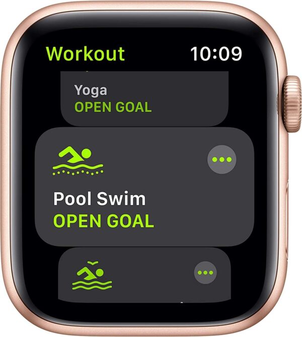 Apple Watch SE (GPS + Cellular, 40mm) - Gold Aluminum Case with Pink Sand Sport Band (Renewed) - Image 3