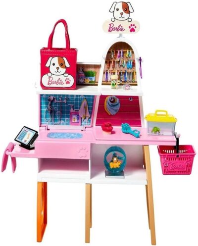 Barbie Doll & Playset, Pet Boutique with 4 Pets, Color-Change Grooming Feature & 20+ Themed Accessories - Image 4