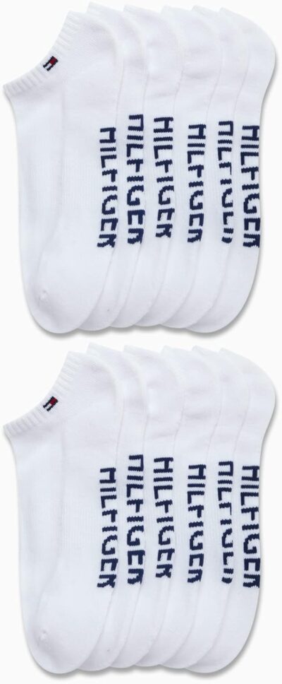 Tommy Hilfiger Men's Athletic Socks - Cushion No Show Socks (12 Pack) - Image 2