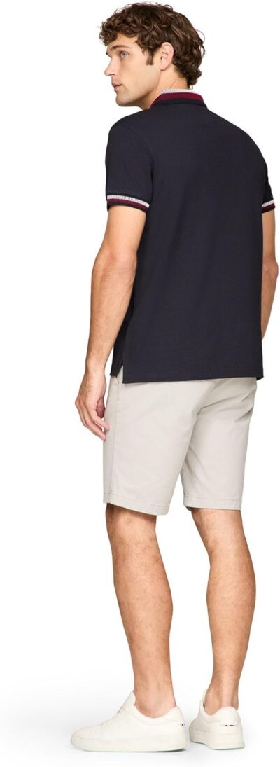 Tommy Hilfiger Men's Short Sleeve Casual Polo Shirts in Regular Fit with Stretch and Collar Designs - Image 4