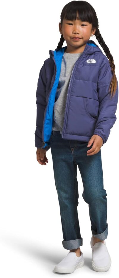 THE NORTH FACE Kids' Reversible Perrito Hooded Jacket, Cave Blue,3