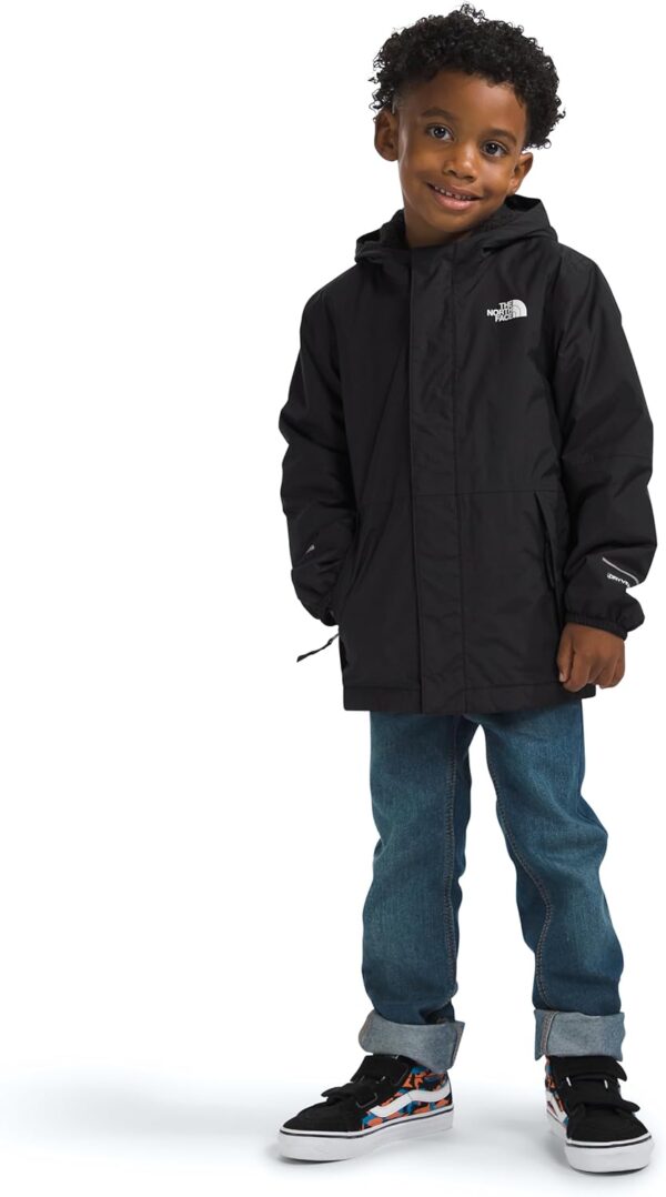 THE NORTH FACE Kids’ Warm Antora Rain Jacket, TNF Black-NPF, 7