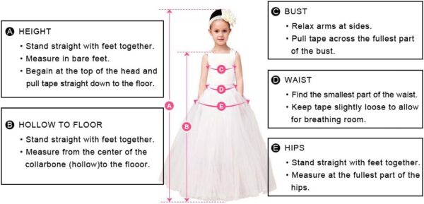 WDE Long Little Girls Pageant Dresses for Wedding Kids First Communion Prom Ball Gown - Image 4