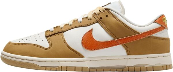 Nike Dunk Low Retro Shoes (HM3729-181, Sail/Coconut Milk/Wheat/Safety Orange)