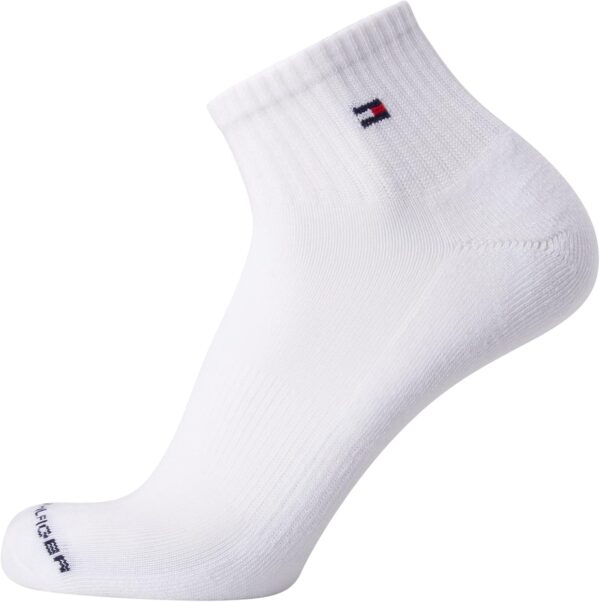 Tommy Hilfiger Men's Quarter Socks - 12 Pack Arch Support Cushion Comfort Socks - Athletic Ankle Socks for Men - Image 4