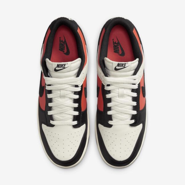 Nike Dunk Low Retro Men's Shoes (HQ4988-030, Phantom/Vintage Coral/Pale Ivory/Black) - Image 4