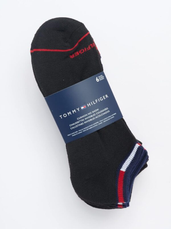 Tommy Hilfiger Men's Athletic Socks - Cushion No Show Ankle Socks (6 Pack) - Image 2