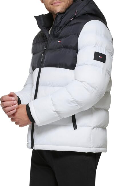 Tommy Hilfiger Men's Hooded Puffer Jacket (Standard and Big & Tall) - Image 3