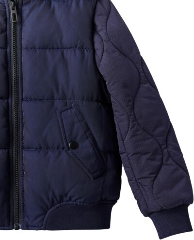 Desigual Little Boy's Quilted Bomber Jacket - Image 3