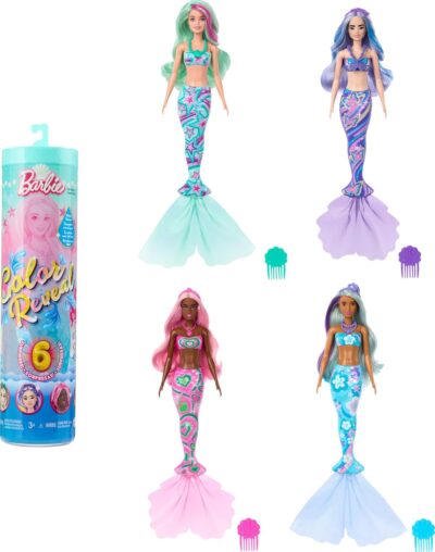 Barbie Color Reveal Doll with 7 Surprises - Styles Vary - Ages 3+