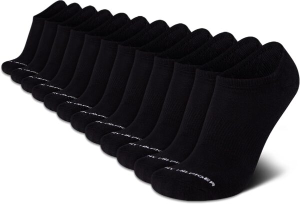 Tommy Hilfiger Men's Athletic Socks - Cushion No Show Socks (12 Pack)