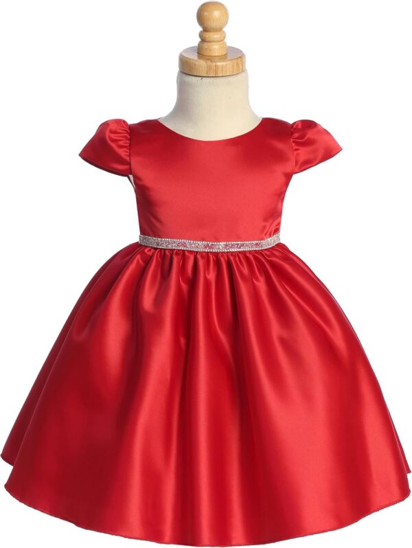 Made in USA - Christmas Dresses for Girls - Girls Holiday Dress - Rojo Vestidos Navideños para Niñas - Image 2