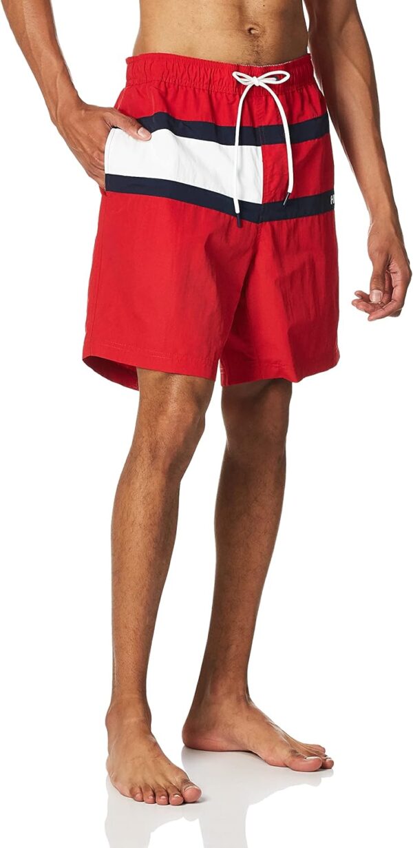 Tommy Hilfiger Men's 7” Flag Swim Trunks with Quick Dry - Image 3