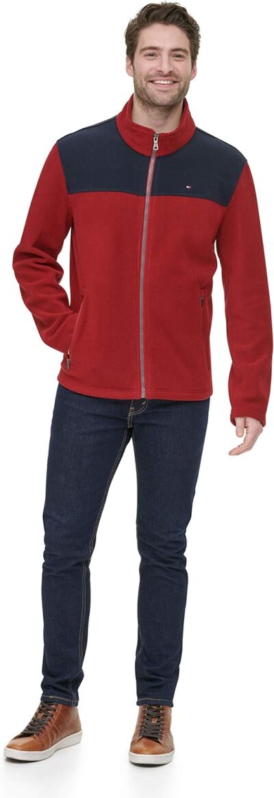 Tommy Hilfiger Men's Classic Zip Front Polar Fleece Jacket - Image 3