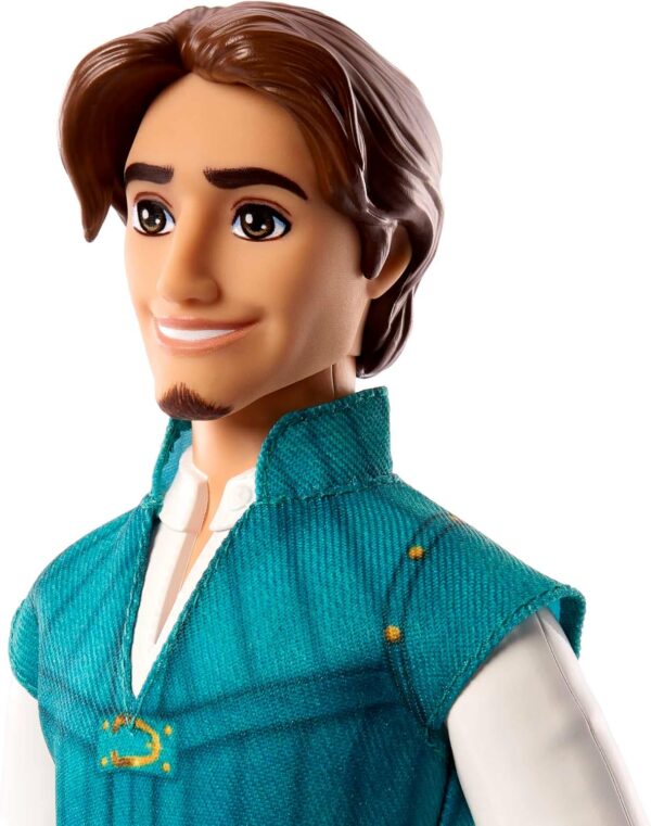 Mattel Disney Princess Toys, Flynn Rider Fashion Doll in Signature Outfit Inspired by the Disney Movie Tangled, Posable Character - Image 2